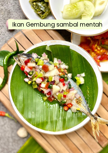Ikan Gembung Sambal Mentah
